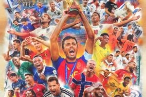 FIFA官方世界杯海報：羅德裏C位，梅西、C羅、哈蘭德、姆巴佩入鏡
