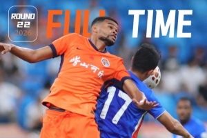 FULLTIME 全場比賽結束，青島海牛0-1不敵上海申花